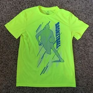 Boys Tek Gear short sleeve basketball theme